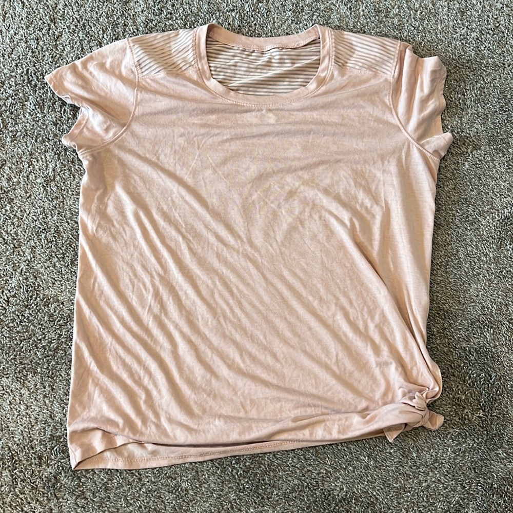 Pink size large workout shirt